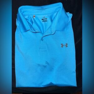 Under Armour Men's Vibrant Blue Polo